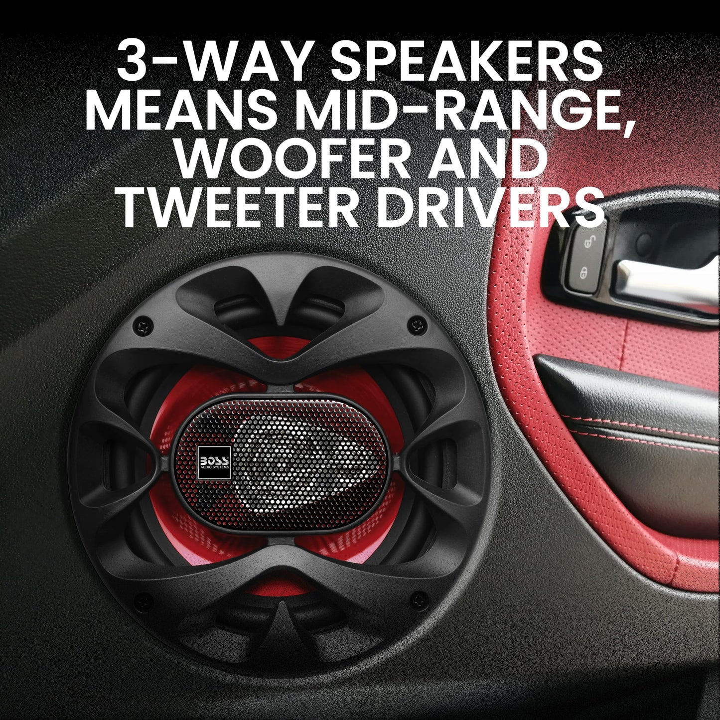 BOSS Audio CH6530 Chaos Exxtreme 300-watt 3 way auto 6.5" Coaxial Speaker