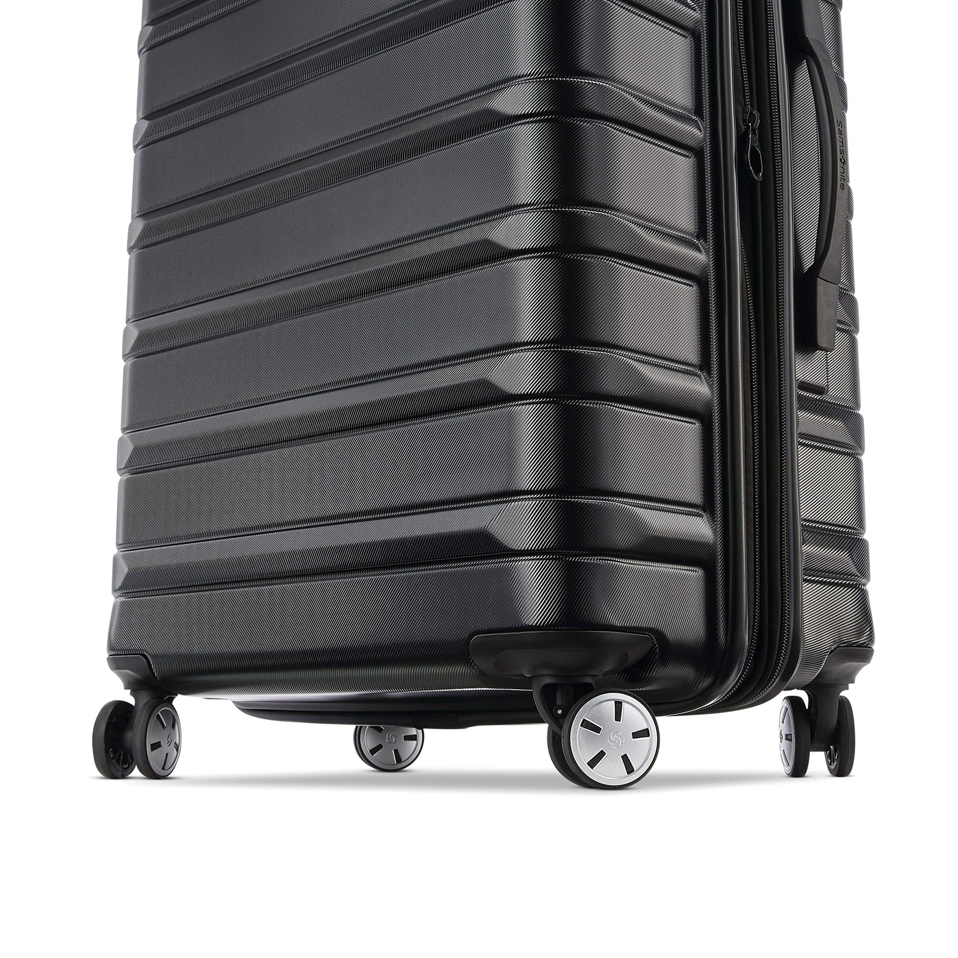Juego de Maletas Samsonite Negro Omni 2 Expandibles con Ruedas Giratorias