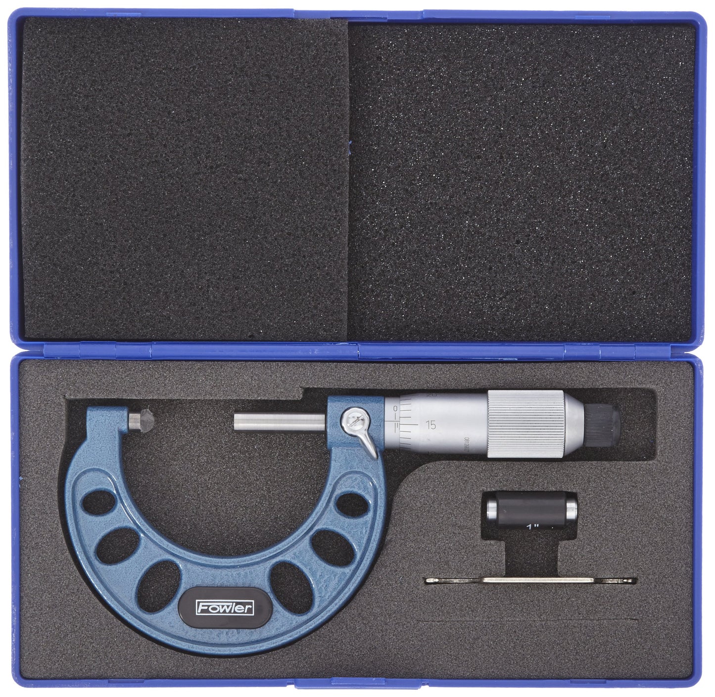 Fowler 52-253-002-1, micrómetro exterior de alta calidad con rango de medición de 1-2 pulgadas