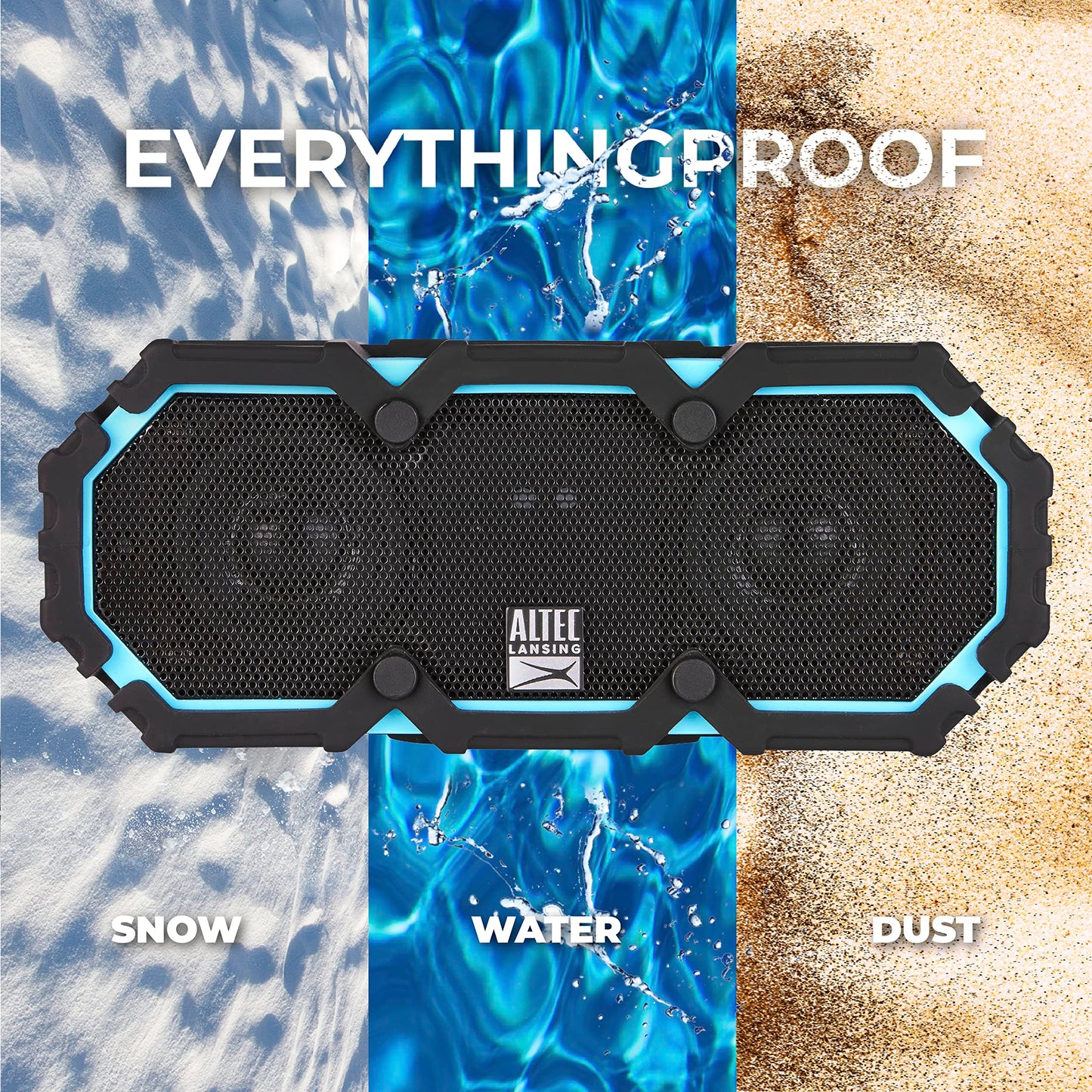 Altec Lansing iMW577 Life Jacket 2 Bluetooth Inalámbrico/a Bocina, Blue
