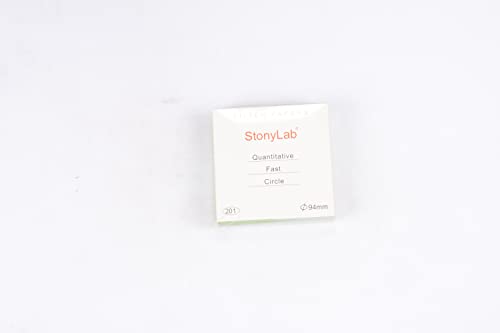 Círculos de Papel de Filtro Cuantitativo stonylab 94mm Celulosa Filtración Media 20 Micrones