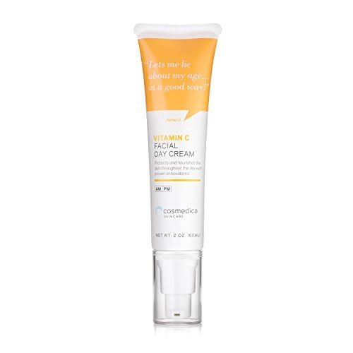 Cosmedica Skincare CREMA FACIAL DE VITAMINA C. Corrige líneas de expresión y unifica el tono de piel. Con Vitamina C, E y acido hialuronico.