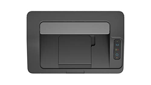 HP Impresora Laser 107w, Láser, Impresión en Negro, Wi-Fi, USB, Impresión y escanéo Smart App, Apple Air Print, Bandeja de 150 Hojas, Pantalla LED (4ZB78A)