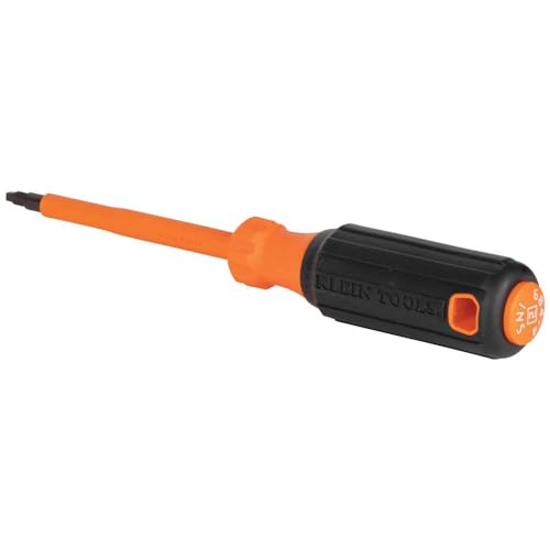 Klein Tools 9419R - Juego de herramientas aisladas de 1000 V con cortador diagonal, alicates de punta larga y 3 destornilladores, 5 piezas