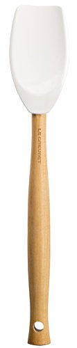 Le Creuset of America Craft Series - Juego de utensilios de cocina de 5 piezas, color beige, Blanco, 1
