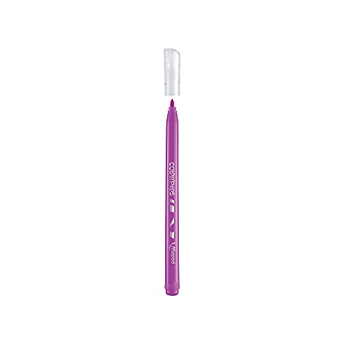 Maped - Plumones Ocean Color Peps - 36 rotuladores de tinta lavable para colorear - Punta mediana bloqueada suave - Bolsa de plástico de 36 colores