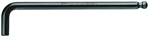 Juego de Llaves Hexagonales Wera Negro BlackLaser Ballpoint de 9 Piezas