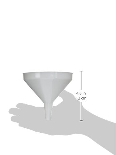 Embudo de Plástico Winco Blanco Mediano 14 cm de Diámetro