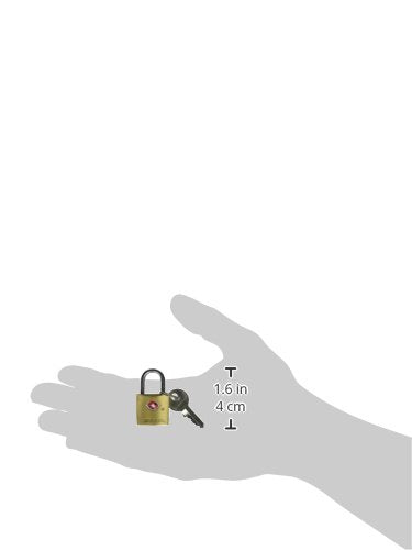 Brinks 171 - 20471 latón macizo Keyed Lock (4 unidades), 22 mm