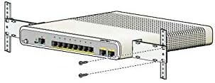 Kit de Montaje en Rack de 19 Pulgadas RW RoutersWholesale Compatible con Cisco Catalyst 3560-C y 2960-C