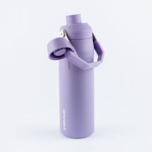 Botella Stanley IceFlow Aerolight 709 ml, con Tapa de Flujo Rápido, Aislamiento de Doble Pared, Mantiene Bebidas Frías, Termo Acero Inoxidable libre de BPA, Botella Stanley 24 oz, LAVENDER