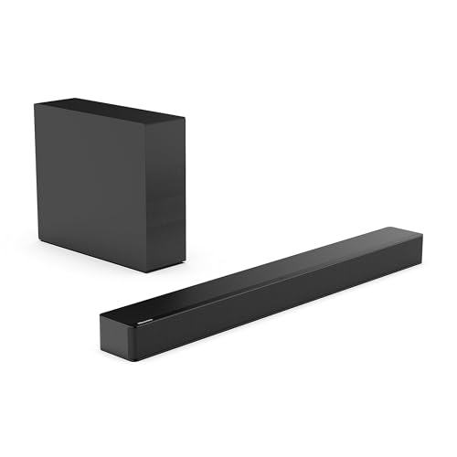 Hisense HS2100 Barra de Sonido de 2.1 Ch 240W con subwoofer inalámbrico - DTS Virtual X, Ezplay, 7 Modos EQ, HDMI eARC, Bluetooth (Modelo 2023)
