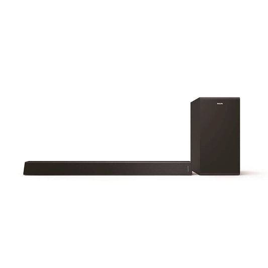 PHILIPS B7305 B7305 2.1 Canales 300 vatios Dolby Audio Performance Soundbar Altavoz con subwoofer inalámbrico, HDMI ARC (TAB7305)