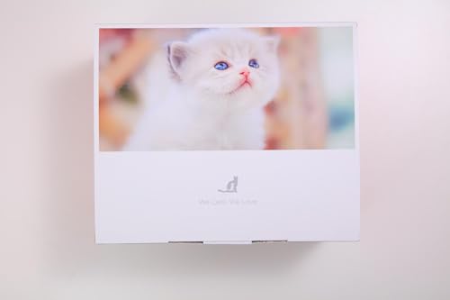 Fuente de Agua FEELNEEDY Acero Inoxidable inalámbrica con Sensor de Movimiento para Gatos y Perros