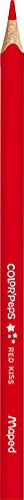 Maped 832016ZV Lápices de Colores X 24, Caja de Metal, pack of/paquete de 24