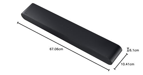SAMSUNG HW-S60B Barra de Sonido de 3.1 Canales con Dolby Atmos, DTS Virtual:X Q Symphony, Sonido adaptativo, Modo de Juego, conexión Bluetooth, 2022