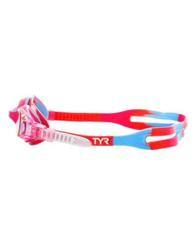 Anteojos TYR Swimple Rosado Blanco Infantil Talla Única