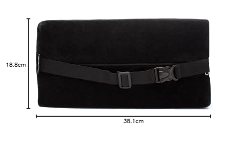 Cojín Ortopédico Samsonite SA5450 Negro Espuma Viscoelástica para Alivio de Dolor Lumbar