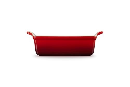 Le Creuset Stoneware Heritage Pan Pan, 9 x 5 x 3 pulgadas (1.5 cuartos de galón), Cerise
