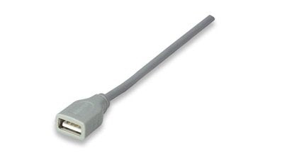 Manhattan CABITL900 Cable USB, Extensión, 3 m, USB A, USB A, Macho/Hembra, Gris