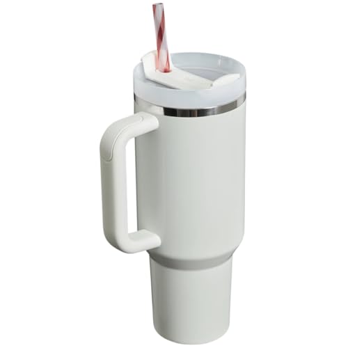 Vaso de Acero Inoxidable Stanley Quencher Mistletoe Twist 40 Onzas Aislado al Vacío