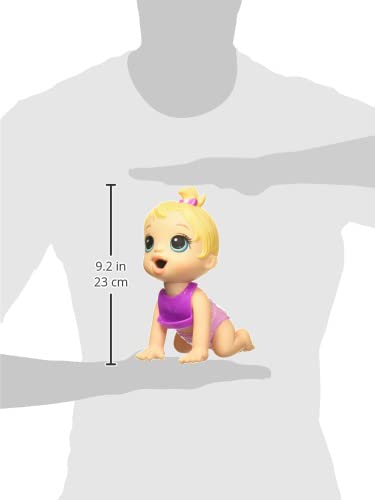 Hasbro, Baby Alive, Hora de Comer - Cabello Rubio, Muñeca para Niñas de 20 cm, con 4 Accesorios Incluidos, Edad Recomendada: 3 Años en Adelante