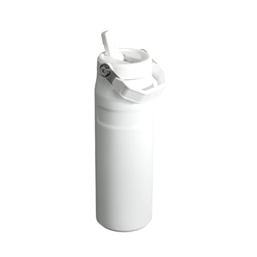 Botella Stanley IceFlow Aerolight 709 ml, con Tapa de Flujo Rápido, Aislamiento de Doble Pared, Mantiene Bebidas Frías, Termo Acero Inoxidable libre de BPA, Botella Stanley 24 oz FROST
