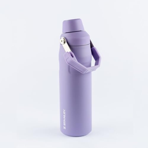Botella Stanley IceFlow Aerolight 709 ml, con Tapa de Flujo Rápido, Aislamiento de Doble Pared, Mantiene Bebidas Frías, Termo Acero Inoxidable libre de BPA, Botella Stanley 24 oz, LAVENDER