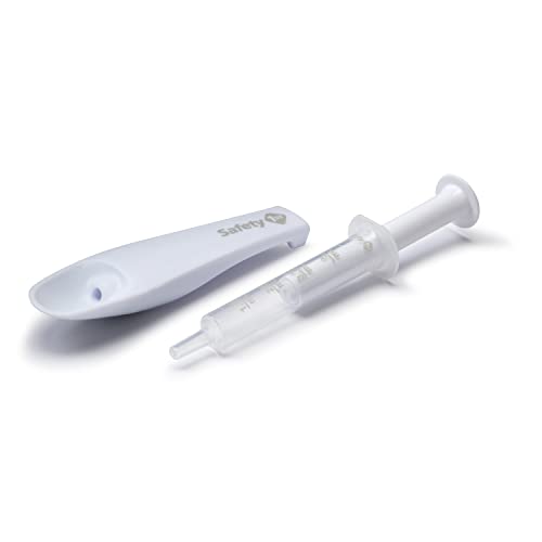 Kit de supervivencia para el primer día de enfermedad, BoogEase Aspirador nasal con 2 tamaños de punta de nariz, color gris Blanco