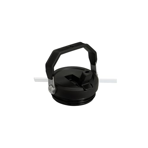 Termo Stanley Acero Inoxidable Negro IceFlow 20 Onzas con Popote Abatible a Prueba de Fugas