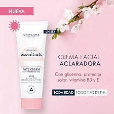 Crema facial Despigmentante con FPS 10 Vitamina E y B3