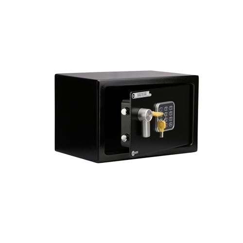 Caja Fuerte Digital Electrónica Yale Negra Compacta 20 x 20 x 31 cm