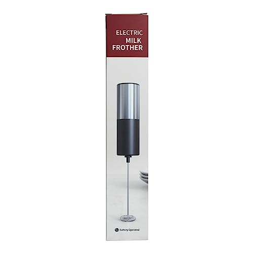 Dallfoll Espumador de Leche de Mano,Batidor Manual para Café, Lattes,Mini Espumador para Capuccino, Frappe, Matcha, Chocolate Caliente,Espumador Eléctrico de Mano a Pilas para Hacer Espuma