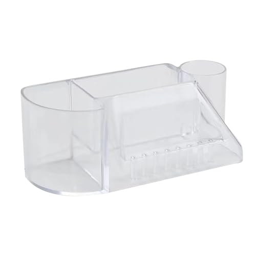 Organizador de Uñas Profesional, Caja de Soporte para Taladro, 8 Agujeros para Brocas