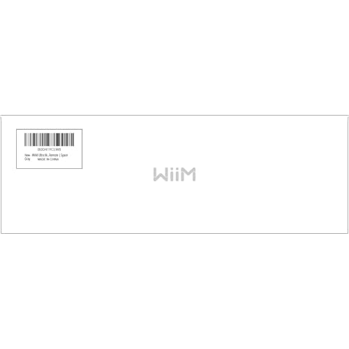 Preamplificador Digital WiiM Ultra Gris con Pantalla Táctil 3,5" Compatible con Google Cast, Alexa y Reproducción de Spotify, Amazon Music, Tidal