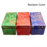 Denpetec 2 bolas de baoding, bolas de estrés chinas para ejercicio de salud con caja de meditación y masaje de mano (plata, diámetro de 1.7 pulgadas, color de caja al azar)
