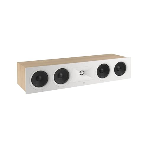 JBL Bocina Stage 245C de Canal Central 2.5 Vías, HDI, 4 Woofers de 114 mm, Tweeter de 25 mm - Blanco