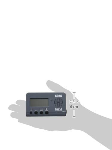 Korg ga-2 Handheld cromática sintonizador, Plateado