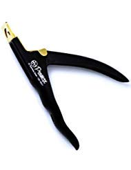 Cortadores de Uñas Acrílicos ProMax Negro y Dorado Estilo Ergonómico