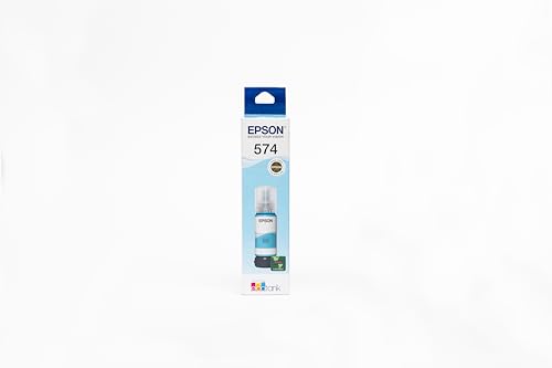 Botella de Tinta EPSON Cian Claro T574 65 mililitros para Impresora L8050
