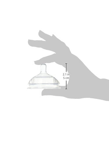 ComotomoTM Replacement Nipples in Fast Flow for Ages 6+ Months : Total of 4 Replacement Nipples by Comotomo