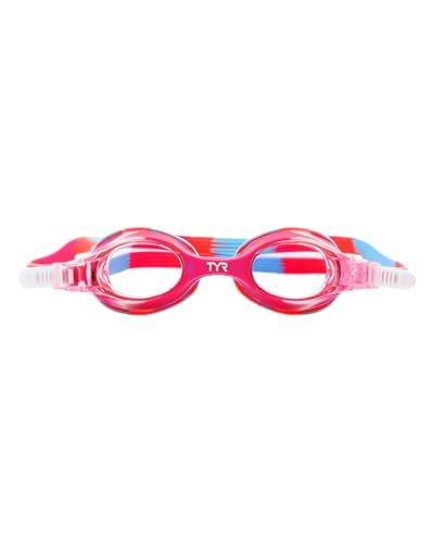Anteojos TYR Swimple Rosado Blanco Infantil Talla Única