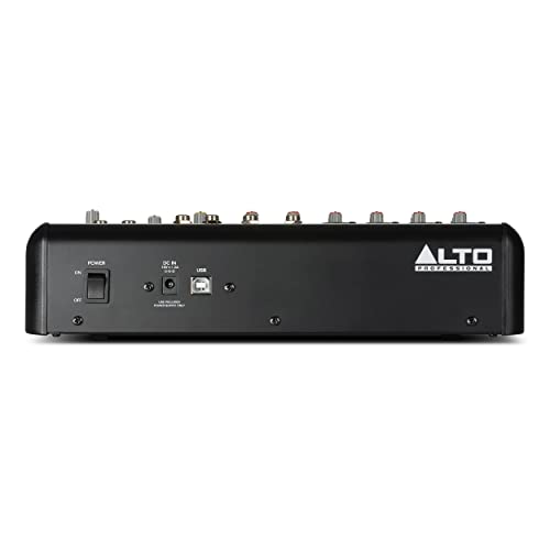 Mezcladora de Audio ALTO TrueMix 800FX Bluetooth para Podcasts y Grabación