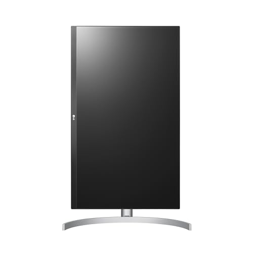 Monitor de Computadora LG Ultrafine 27 Pulgadas Blanco Plateado UHD 4K IPS con VESA DisplayHDR 400, AMD FreeSync y USB-C