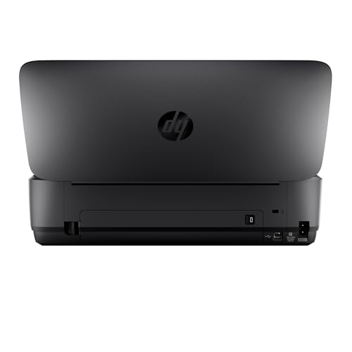 HP Impresora OfficeJet 250 Portátil, Todo-En-Uno, Color, Wi-Fi, Bluetooth, Smart App, Imprime, Copia y Escanea, Negro (CZ992A)