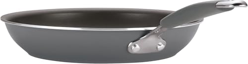 Juego de Cocina Antiadherente de Porcelana Esmaltada Dura Rachael Ray Sea Salt Gray 12 Piezas