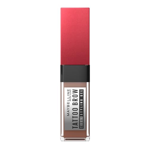 Maybelline Estilizador de cejas en gel de facil aplicación, Tattoo 3D tono Warm, 21g