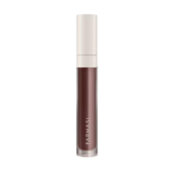Farmasi Matte Liquid Lipstick - Chocolate 218 | Labial Líquido Mate Marrón Chocolate | Larga Duración hasta 12 Horas | Alta Pigmentación | Acabado Aterciopelado Sin Transferencia