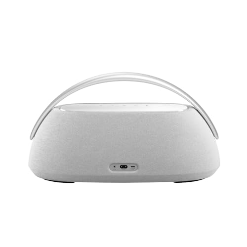 Harman Kardon Go + Play 3 Bocina Inalámbrica Bluetooth, 160W de Potencia, Reproducción 8 Horas, Micrófonos Duales - Gris
