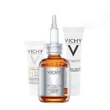 Kit Liftactiv Suero Vitamina C 15% 20ml + Mini Liftactiv Retinol Suero 5 ml + Mini Capital Solei UV-Age Daily SPF50+ 5 ml.